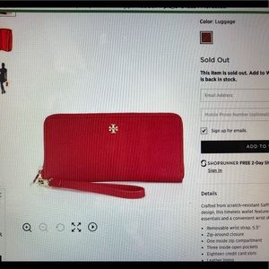Tory Burch wallet